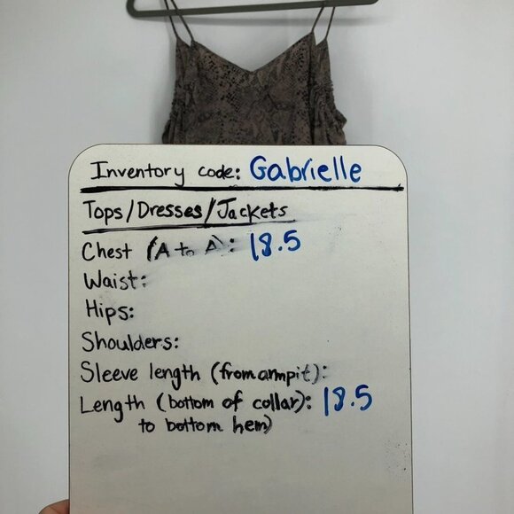 Rebecca  Taylor Runway Beige Python Animal Print Silk Spaghetti Tank Top size 2 - Picture 10 of 11